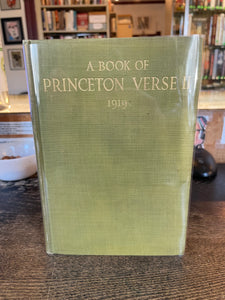 A Book of Princeton Verse II. F. Scott Fitzgerald.