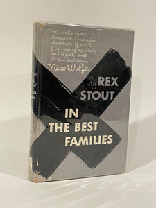 In the Best Families. Rex Stout.