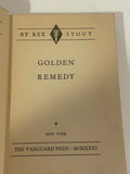 Golden Remedy. Rex Stout.